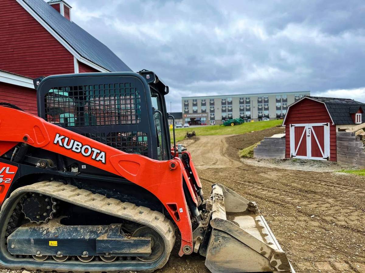 Site work and new driveway